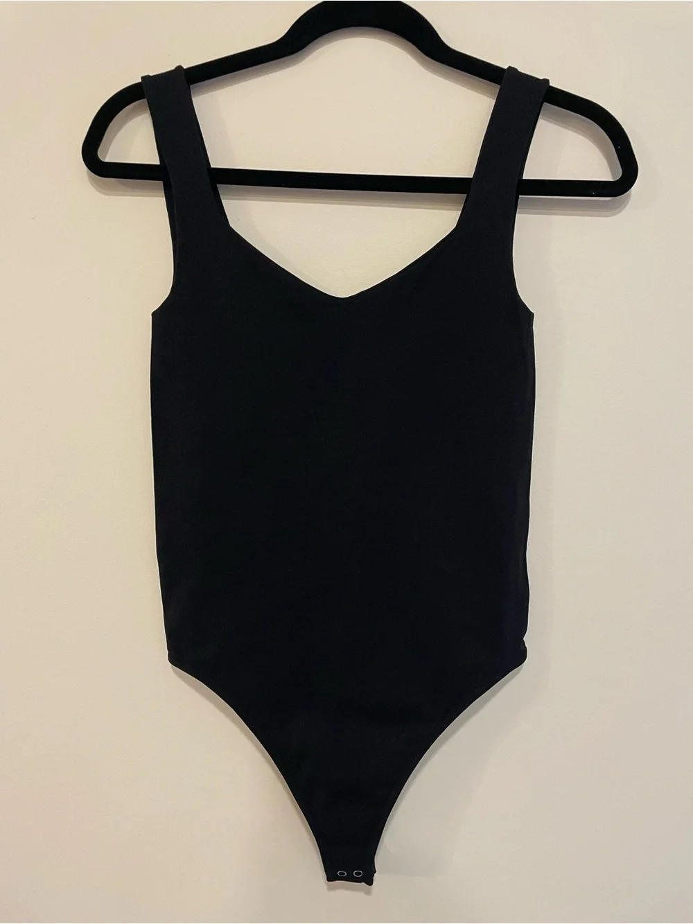 NWOT Free People Intimately Clean Lines Bodysuit Black Size M/L
